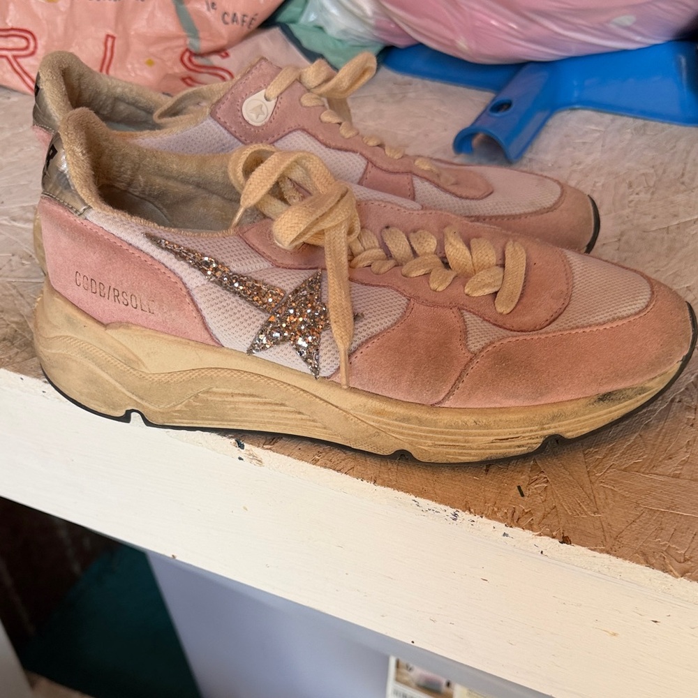 Golden Goose Sneakers Pink and Silver - Picture 3 of 4